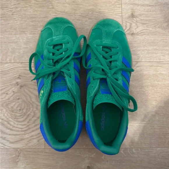 adidas Green and Blue Women's Sneakers - Picture 2 of 5